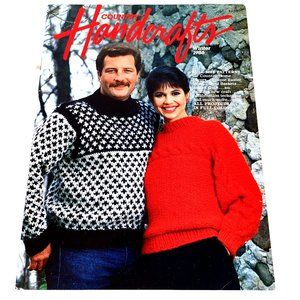 Country Handcrafts Magazine February March 1986 29 Various Craft Projects 68 Pgs